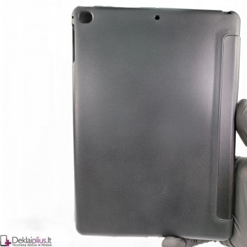 Smart soft dirbtinės odos dėklas - juodas (Apple Ipad 9.7 Air 2/9.7 2017/9.7 2018)